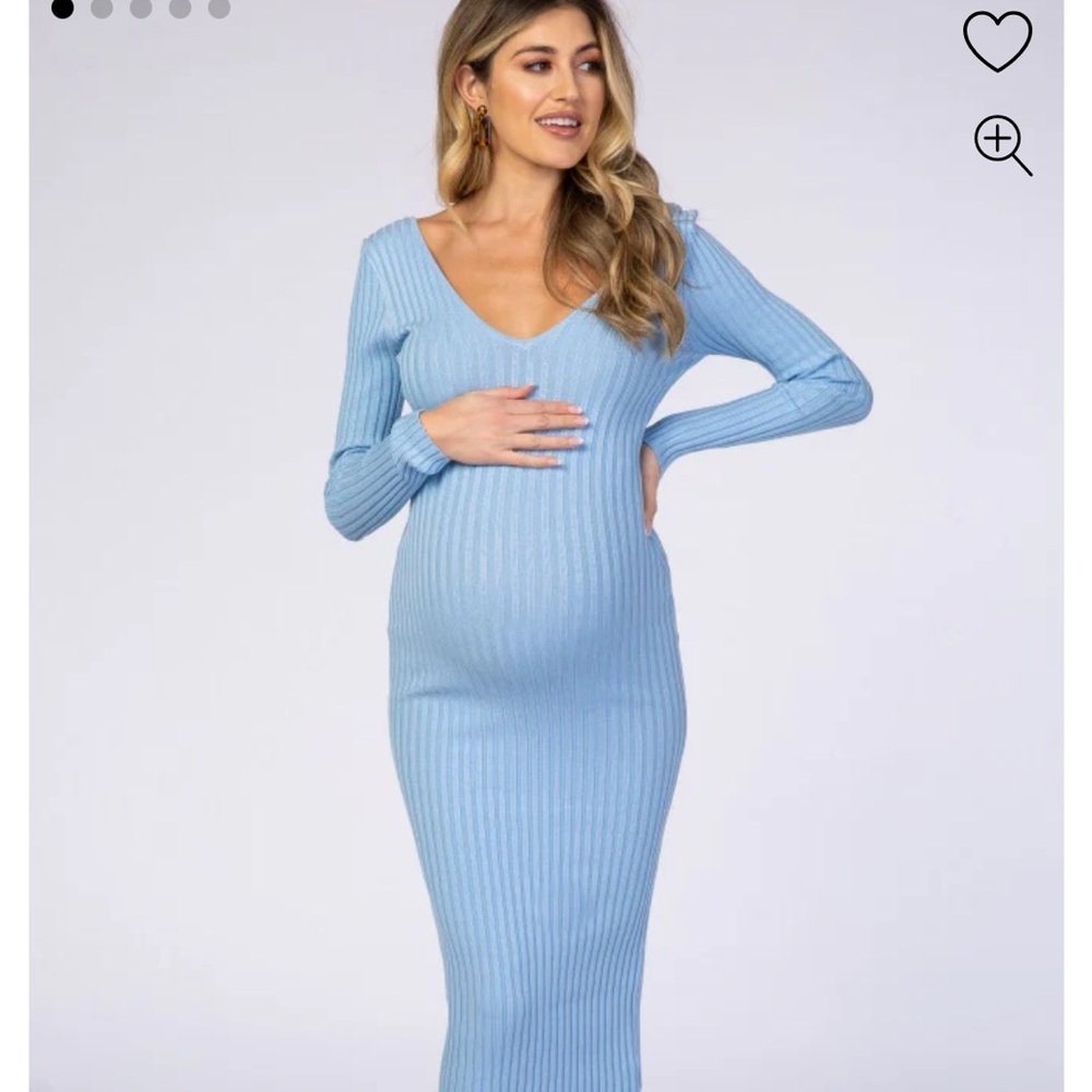 Hera Collection Light Blue Long Sleeve Dress